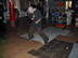 Dennis (of Dis), break dancing to Gary and Steph's Interlude. (44,778 bytes)